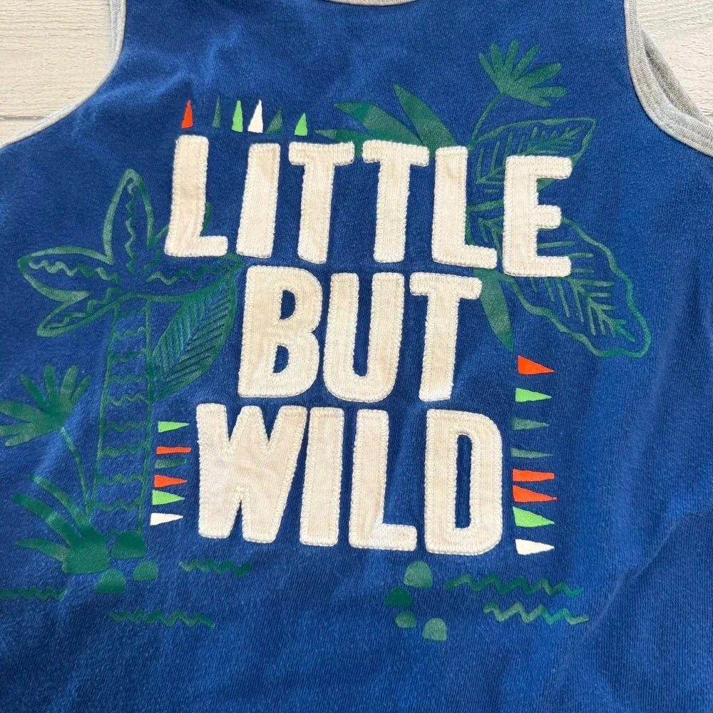 Gymboree‎ toddler boys little but wild tank top 5T